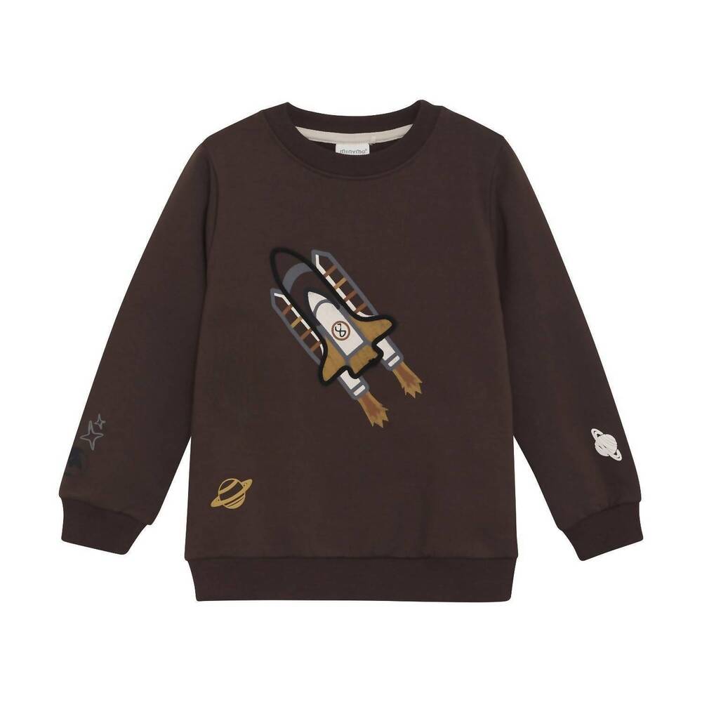 NEW MINYMO boy's shuttle sweatshirt in bracken